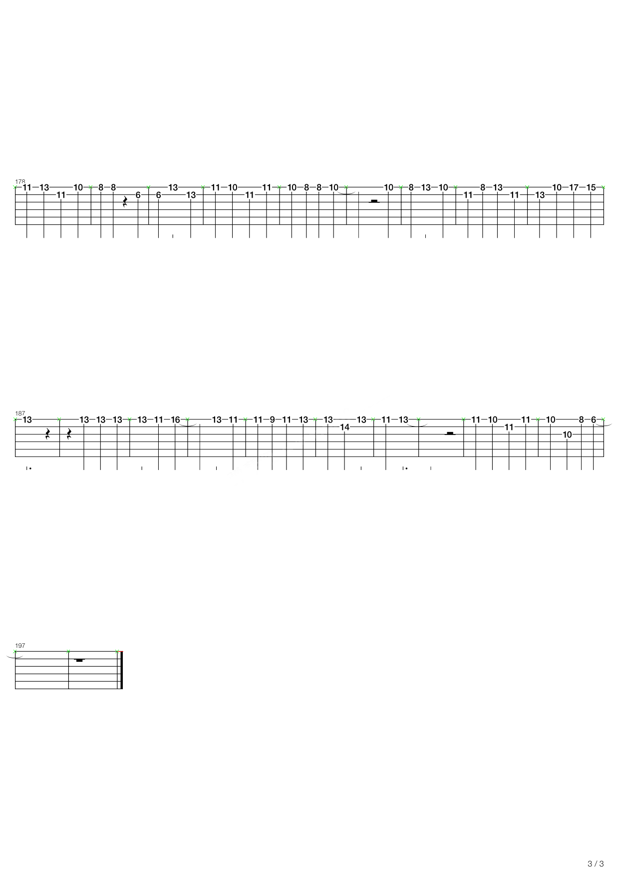 罗志祥《不具名的悲伤》吉他谱C调六线谱(图)1